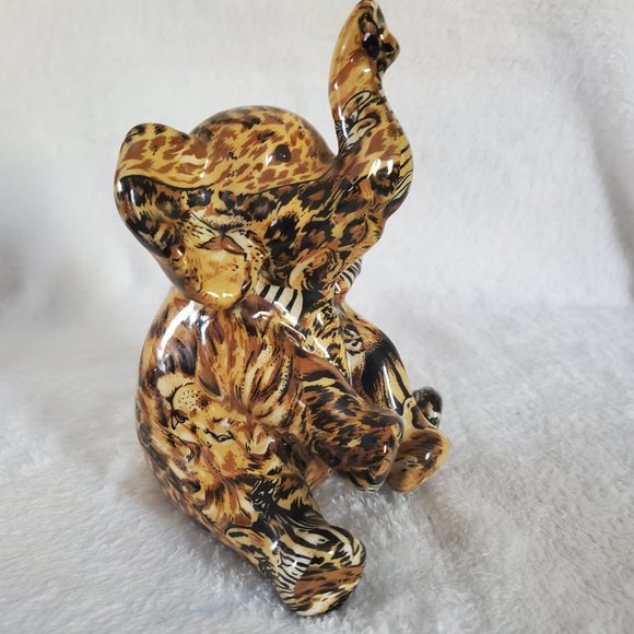 LA VIE Elephant Patchwork Figures (3) - Picture 4 of 16